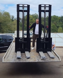 Тест-драйв складской техники на нашем складе в Артёме